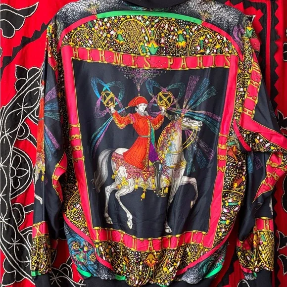 Hermès Paris Silk and Wool Overlay Shirt - Picture 3 of 8